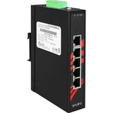 5-Port 10/100TX Slim Industrial Unmanaged Ethernet Switch