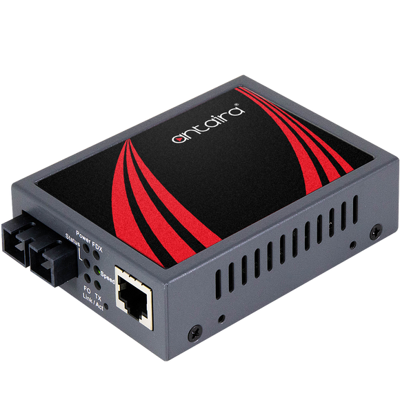 EMC 10/100TX To 100FX Media Converter, Multi-Mode 550M, SC Connector
