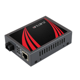 EMC 10/100/1000TX To 1000FX Media Converter, Single-Mode 10-60KM, WDM-B, SC Connector