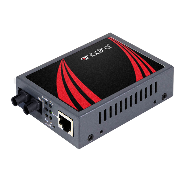 EMC 10/100TX To 100FX Media Converter, Multi-Mode 550M, ST Connector