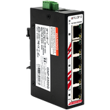 5-Port Gigabit Industrial PoE+ Unmanaged Ethernet Switch