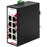 8-Port Industrial PoE+ Unmanaged Ethernet Switch