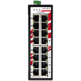 16-Port Gigabit Industrial PoE+ Unmanaged Ethernet Switch