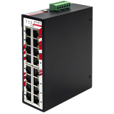 16-Port Industrial PoE+ Unmanaged Ethernet Switch