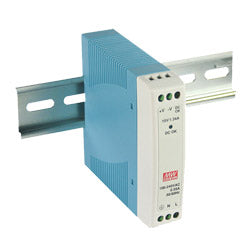 10 Watt Series / 12 VDC / 0.84 Amp Industrial Slim Single Output DIN Rail Power Supply