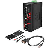 8-Port Industrial Gigabit Managed Ethernet Switch w/8*10/100/1000Tx Ports