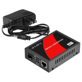 10/100/1000TX To 1000LX Media Converter, Single-Mode 10km or 20km, SC Connector