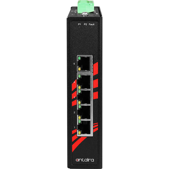 5-Port 10/100TX Slim Industrial Unmanaged Ethernet Switch