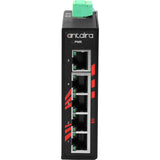 Compact 5-Port Industrial Unmanaged Ethernet Switch, w/ 5*10/100Tx and Conformal Coating