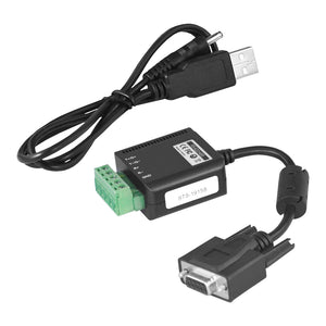 RS232 to RS422/485 Converter w/Surge & Isolation Protection, (Includes Power Adapter)