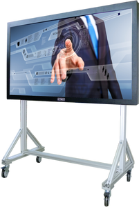 32"-90" PWS Mobile Andon Monitors and PC Systems