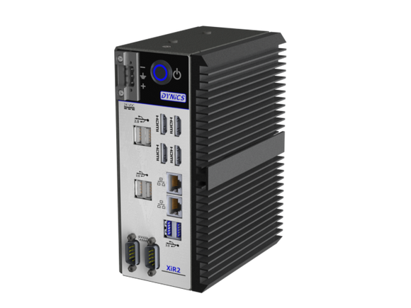 XIX4S IP50 Intel 8th Gen i5 or i7 Industrial PC, 2 RJ45 Ethernet, 2 SFP Ethernet